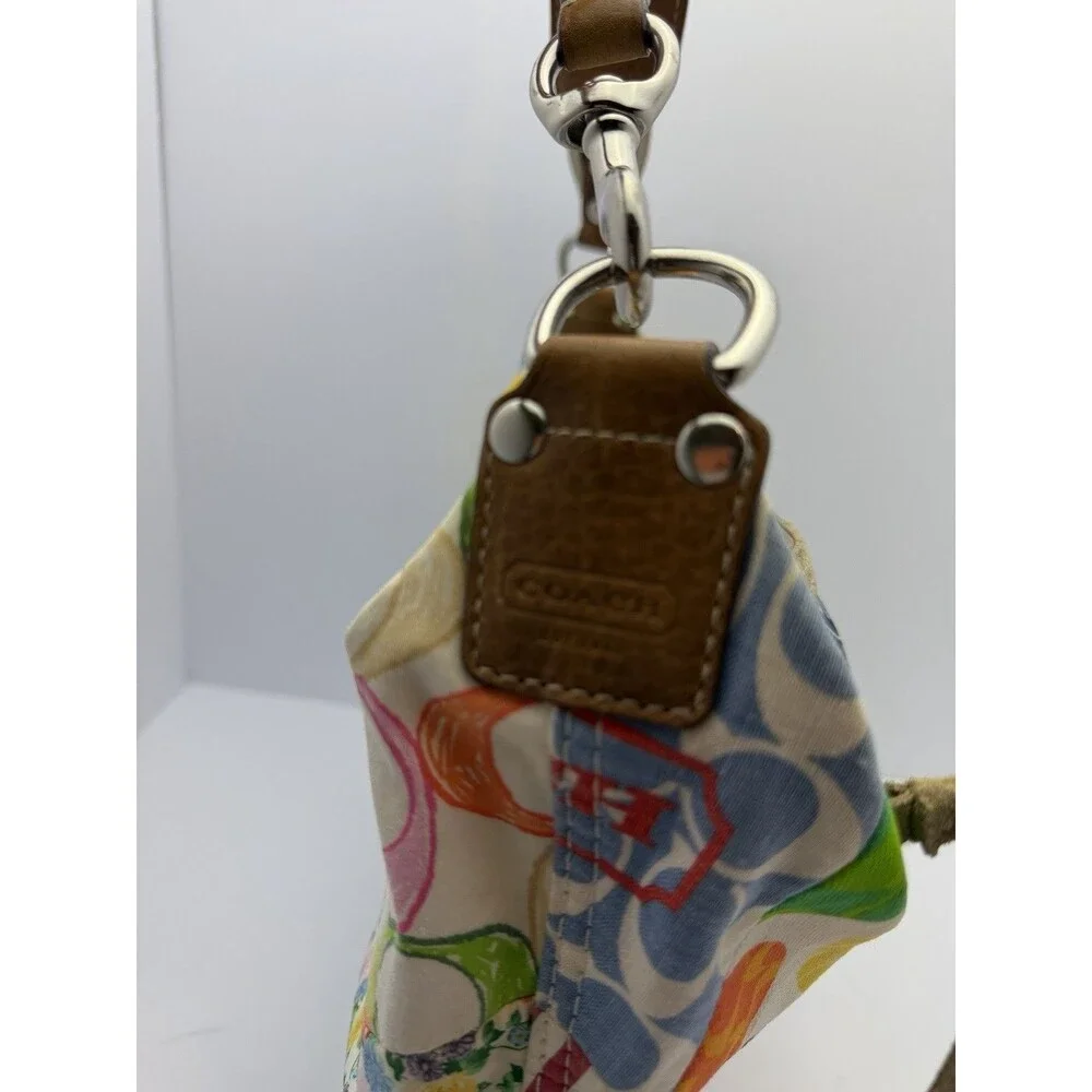 Coach Patchwork Signature Hobo Bag Multicolor Limited Edition Y2K L0673-10450 - Picture 7 of 12